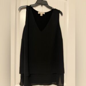 Michael Kors Black Sleeveless Top